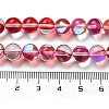 Transparent Glass Beads GLAA-B022-8mm-04-4