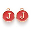 Golden Plated Enamel Alloy Charms ENAM-SZ0001-26C-J-2