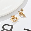 304 Stainless Steel Stud Earrings EJEW-C099-19G-4