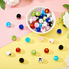 40Pcs 8 Colors Handmade Lampwork Beads LAMP-TA0001-54A-5
