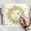 Large Plastic Reusable Drawing Painting Stencils Templates DIY-WH0172-762-7