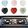 6Pcs Heart Gemstone Car Air Vent Clips AJEW-PH00496-05-1