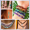 150G 15 Styles Natural & Synthetic Mixed Gemstone Chip Beads G-PA0001-95-6
