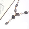 Alloy Resin Imitation Pearl Nuggets Lariat Necklaces for Women WG2BD40-01-3
