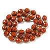 Natural Red Jasper Beads Strands G-N342-39-3