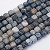 Natural Agate Beads Strands X-G-G705-8mm-11-1