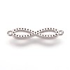 Brass Cubic Zirconia Links ZIRC-K070-11P-2