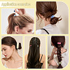 4 Sets 4 Colors Polyester Elastic Hair Accessories OHAR-TA0001-21-6