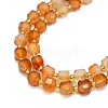 Natural Carnelian Beads Strand G-I376-D73-01-3