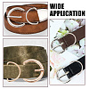 WADORN 6 Sets 3 Colors Belt Alloy Buckle Sets FIND-WR0011-11-6