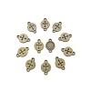 Tibetan Style Alloy Cabochon Connector Settings PW-WGF1AB7-01-5