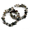 Unisex Chip Natural Indian Agate Beaded Stretch Bracelets BJEW-S143-38-1