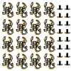 16Bags Scorpion Alloy with Iron Decorative Rivets BUTT-FH0001-035B-1