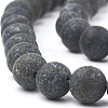 Natural Serpentine/Green Lace Stone Beads Strands G-T106-083-2