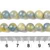 Dyed Natural White Jade Beads Strands G-T138-8mm-210-6-5