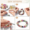 120Pcs 2 Colors Alloy Rhinestone Spacer Beads ALRI-YW0001-23-5