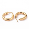 PVD Vacuum Plating 304 Stainless Steel Chunky Hoop Earrings for Women EJEW-G298-09G-2