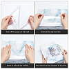 Transparent PVC Plastic Self-Adhesive Bags ABAG-WH0032-39-5