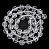 Natural Quartz Crystal Beads Strands G-O201B-103F-4