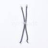 Nylon Twisted Cord Bracelet Making MAK-F018-07P-RS-2