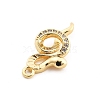 Brass Micro Pave Cubic Zirconia Pendants LS-KK-M321-01F-G01-2