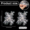 Polyester Acrylic Rhinestones Applique embroidery ABS Sequins FIND-WH20019-165A-03-2