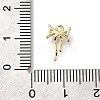 Rack Plating Brass Micro Pave Cubic Zirconia Charms KK-M014-02A-G-3