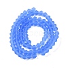 Imitate Austrian Crystal Frosted Glass Beads Strands LS-GLAA-F029-TM3mm-B07-2