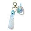 Mixed Bottle Acrylic Pendant Keychain Decoration KEYC-D018-06-2
