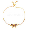 Chic and Minimalist Butterfly Bracelet with Sparkling Zircon Stones ST9996874-1