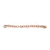 Ion Plating(IP) 304 Stainless Steel Cable Chains CHS-WH0007-01A-RG-2