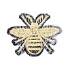 Bee Shape Computerized Embroidery Cloth Iron on/Sew on Patches DIY-M006-05-2