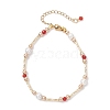 Dyed Natural Malaysia Jade Beaded Bracelets for Women BJEW-JB12028-01-2