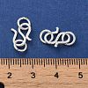 925 Sterling Silver S Shape Clasps STER-K177-05C-S-3