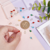 48Pcs 6 Colors Glass Charms KK-PH0010-45-3