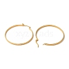 Ion Plating(IP) 304 Stainless Steel Hoop Earrings for Women EJEW-Z066-02G-2