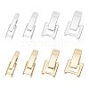 ARRICRAFT 16Pcs 8 Styles Eco-Friendly Brass Watch Band Clasps KK-AR0003-51-1