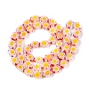 Handmade Millefiori Glass Beads Strands LAMP-N024-26-2