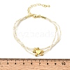 Polyester Multi-Strand Bracelets FB-CBA983F-02G-01-5