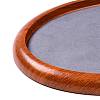 Oval Wood Pesentation Jewelry Display Tray ODIS-P008-21A-2