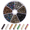   1400Pcs 7 Colors Glass Bugle Beads SEED-PH0002-14-1