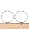 Tarnish Resistant 304 Stainless Steel Big Hoop Earrings EJEW-F105-04P-4