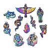 Rainbow Color Alloy Pendants PALLOY-S180-181-NR-1