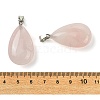 Natural Rose Quartz Pendants GG-K002-09C-3