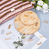 20Pcs Zinc Alloy Rectangle Bag Decorative Clasps PURS-FH0001-14KCG-4