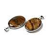 Natural Tiger Eye Pendants G-M415-01P-05-2