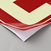 Luminous Waterproof PVC Self-Adhesive EXIT Warning Stickers FIND-WH0139-654-2