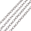 Tarnish Resistant 304 Stainless Steel Cable Chains CHS-K001-96-3.5mm-1