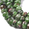 Dyed Natural Malaysia Jade Rondelle Beads Strands X-G-E316-2x4mm-43-3
