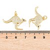 Brass Micro Pave Cubic Zirconia Pendants KK-C162-086B-G-3